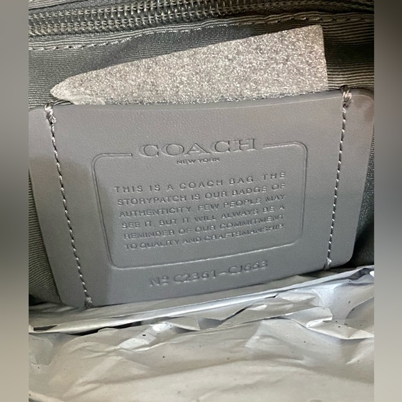 Men’s Coach Backpack Bum Track Pack Color Block Bag White C Monogram NWT - Picture 10 of 13